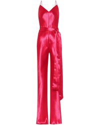 galvan red jumpsuit