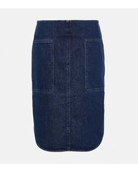 TOTEME - Denim Skirt - Lyst
