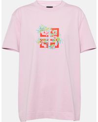 Givenchy - 4g Printed Cotton Jersey T-shirt - Lyst