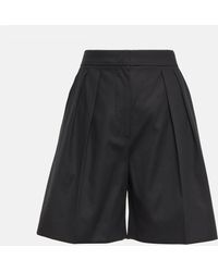 Max Mara - Comma Cotton-blend Shorts - Lyst