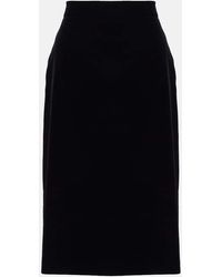 Max Mara - Midirock Capo Aus Baumwolle - Lyst