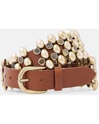 Isabel Marant - Verzierter Guertel Varana Aus Leder - Lyst