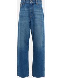 Valentino - Low-rise Straight Jeans - Lyst