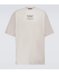 Balenciaga - T-Shirt Couture aus einem Baumwollgemisch - Lyst
