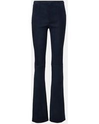 Stouls - Kam 24 High-Rise Suede Flared Pants - Lyst