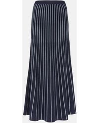 Gabriela Hearst - Phelan Striped Wool And Silk Maxi Skirt - Lyst