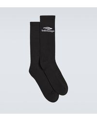 Balenciaga - 3b Sports Icon Ribbed-knit Ski Socks - Lyst