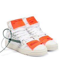 Off-White c/o Virgil Abloh High-Top-Sneakers 3.0 Court - Weiß