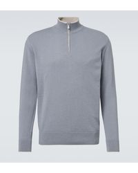 Eleventy - Cashmere Half-Zip Sweater - Lyst