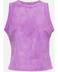 Stouls - Pam Suede Tank Top - Lyst