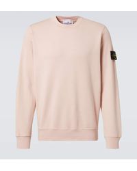 Stone Island - Compass Cotton Jersey Sweatshirt - Lyst