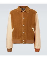 Wales Bonner - Homecoming Cotton Corduroy Varsity Jacket - Lyst
