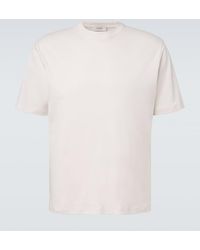 Agnona - Cotton And Silk Jersey T-Shirt - Lyst