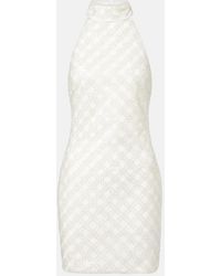 ROTATE BIRGER CHRISTENSEN - Vestido Corto Con Escote Halter - Lyst