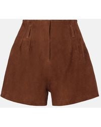 Frankie Shop - Lise Suede Shorts - Lyst