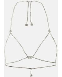 Dolce & Gabbana - Bijoux Crystal-embellished Bra - Lyst