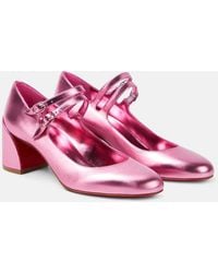 Christian Louboutin - Miss Jane Leather Mary Jane Pumps - Lyst