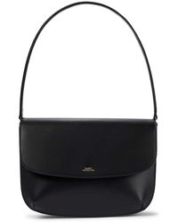 A.P.C. - Bolso al hombro Sarah de piel - Lyst