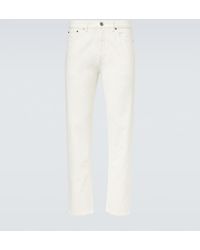ZEGNA - Roccia Mid-Rise Slim Jeans - Lyst