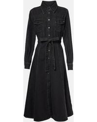 AG Jeans - Marseille Denim Shirt Dress - Lyst