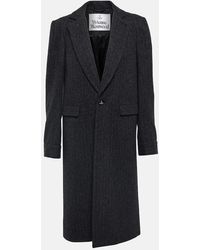 Vivienne Westwood - Chalk Stripe Wool-blend Coat - Lyst