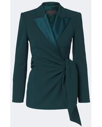 Max Mara - Elegante Cady Wrap Blazer - Lyst