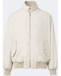 A.PRESSE - Chaqueta De Gabardina De Seda Y Algodon - Lyst