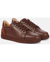 Christian Louboutin - Fun Vieira Leather Sneakers - Lyst