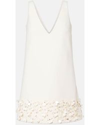 Self-Portrait - Robe De Mariee En Crepe A Sequins - Lyst