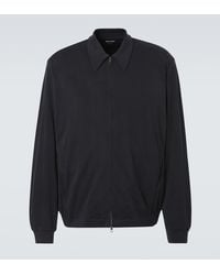 Giorgio Armani - Zip-Up Blouson Jacket - Lyst
