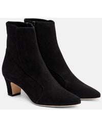Manolo Blahnik - Myconia 50 Suede Ankle Boots - Lyst