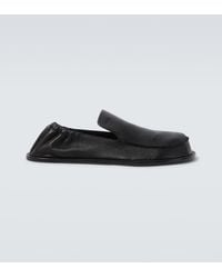 Loewe - Flex Leather Loafers - Lyst