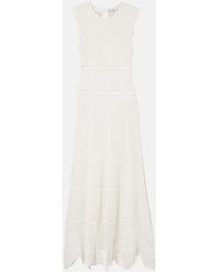 Erdem - Crochet Cotton Midi Dress - Lyst
