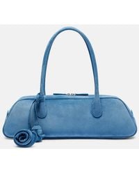 Magda Butrym - Brigitte Trapeze Suede Shoulder Bag - Lyst