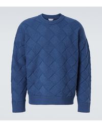 Bottega Veneta - Intreccio Wool-Blend Sweater - Lyst