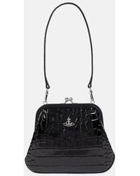 Vivienne Westwood - Croc-Effect Leather Tote Bag - Lyst
