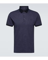 Etro - Paisley Printed Cotton Polo Shirt - Lyst