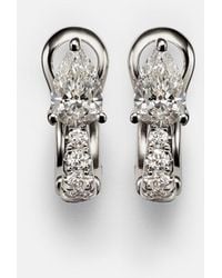 Anita Ko - 18Kt Huggies With Diamonds - Lyst