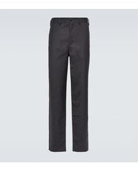 Undercover - Slim Wool And Mohair Pants - Lyst