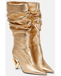 JW Anderson - Chain Leather Knee-high Boots - Lyst