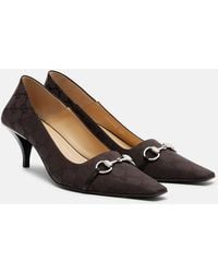 Gucci - Vittoria Gg Canvas Pumps - Lyst