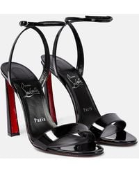Christian Louboutin - Condorapik Queen 100 Leather Sandals - Lyst