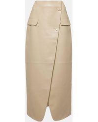 Frankie Shop - Nan Faux Leather Maxi Skirt - Lyst