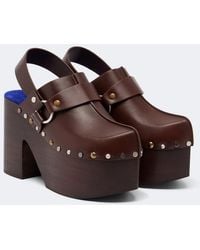 Chloé - Clogs Talis Aus Leder - Lyst