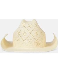 Ruslan Baginskiy - Logo Straw Boater Hat - Lyst