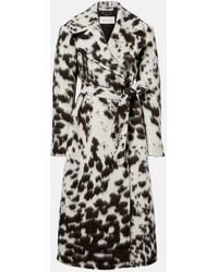 Dries Van Noten - Cow-Print Wool And Alpaca-Blend Coat - Lyst