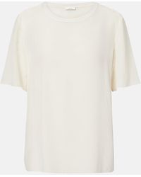 JOSEPH - Rubin Silk Crepe De Soie T-Shirt - Lyst