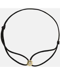 Octavia Elizabeth - Parachute Nesting Gem 18kt Gold Cord Bracelet With Diamond - Lyst
