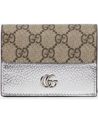 Gucci - GG Marmont Card Case Wallet - Lyst