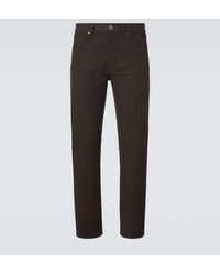 ZEGNA - Roccia Cotton And Cashmere Straight Pants - Lyst